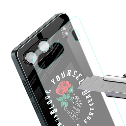 love yourself back phone cover | glass case for oneplus nord 4