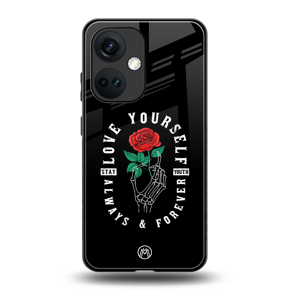 love yourself back phone cover | glass case for oneplus nord ce 3