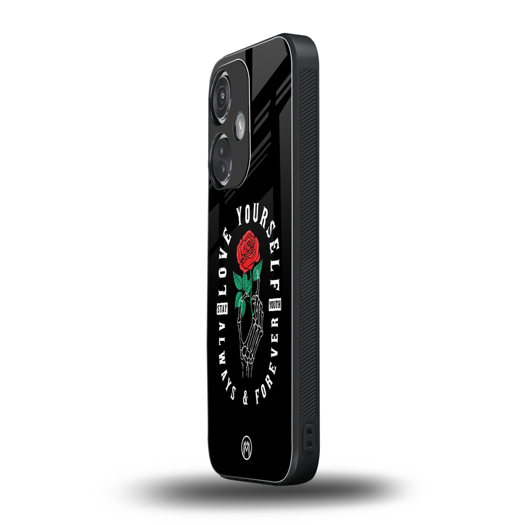 love yourself back phone cover | glass case for oneplus nord ce 3