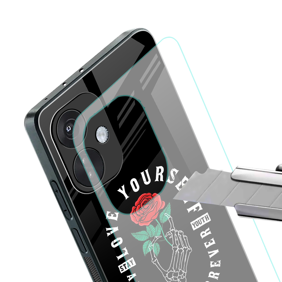 love yourself back phone cover | glass case for oneplus nord ce 3