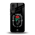 love yourself back phone cover | glass case for oneplus nord ce 4 lite