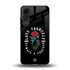 love yourself back phone cover | glass case for oneplus nord ce 4 lite