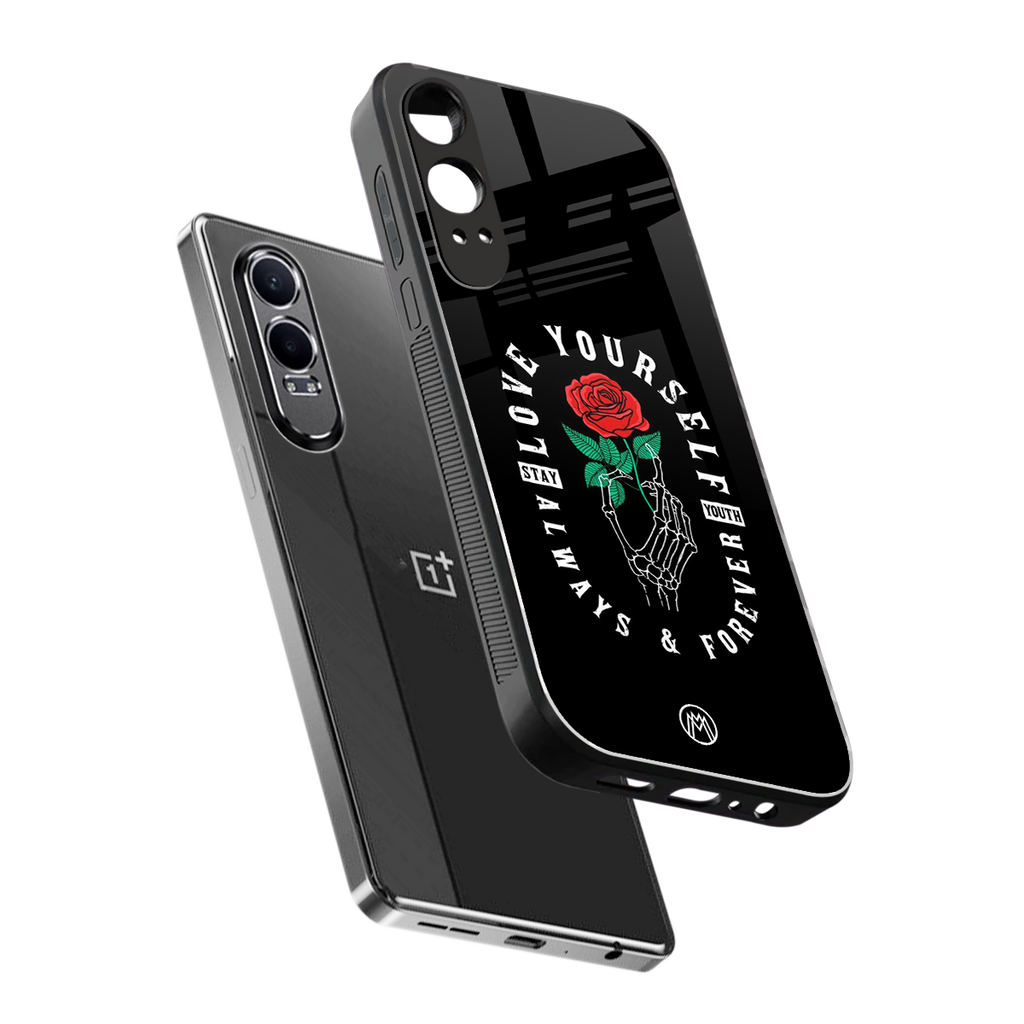 love yourself back phone cover | glass case for oneplus nord ce 4 lite