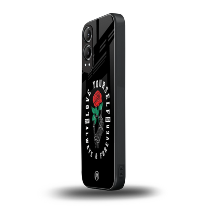 love yourself back phone cover | glass case for oneplus nord ce 4 lite