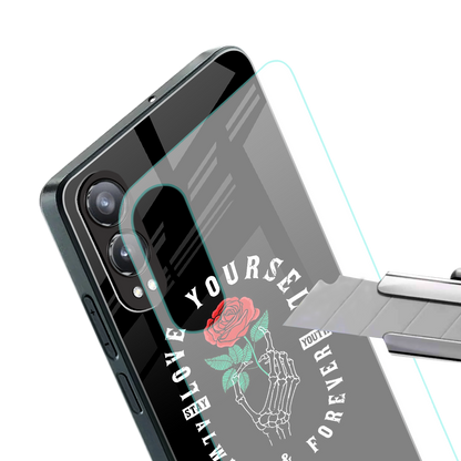 love yourself back phone cover | glass case for oneplus nord ce 4 lite
