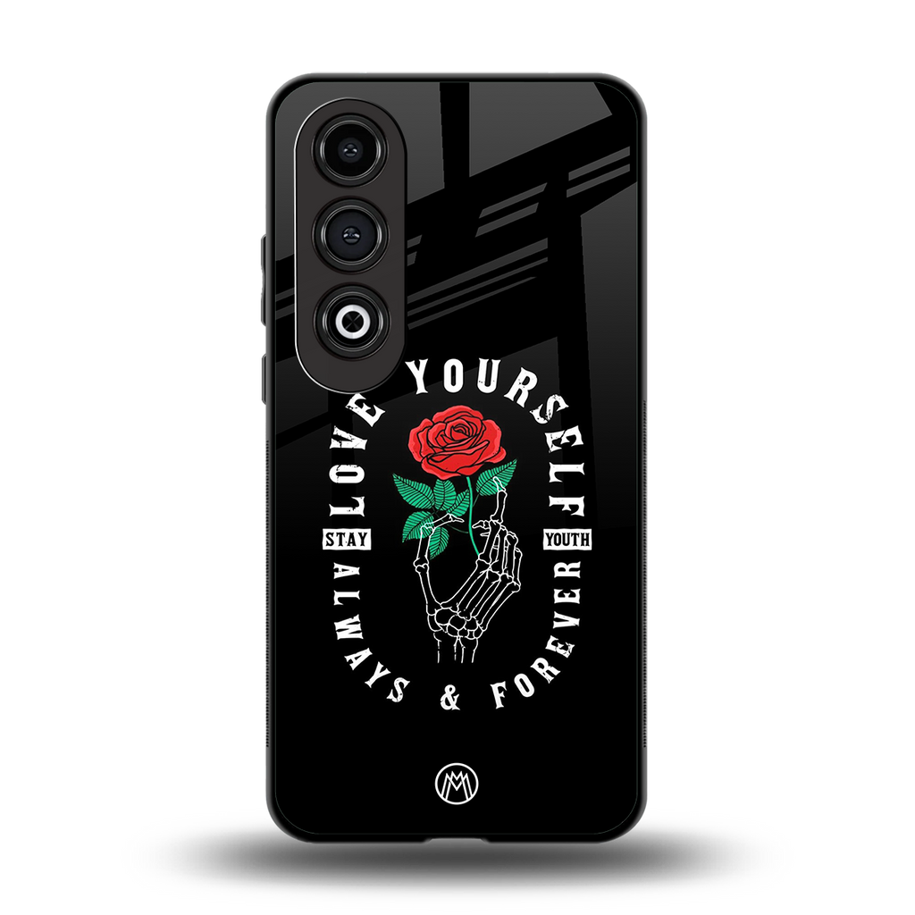 love yourself back phone cover | glass case for oneplus nord ce 4