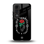 love yourself back phone cover | glass case for oneplus nord ce 4