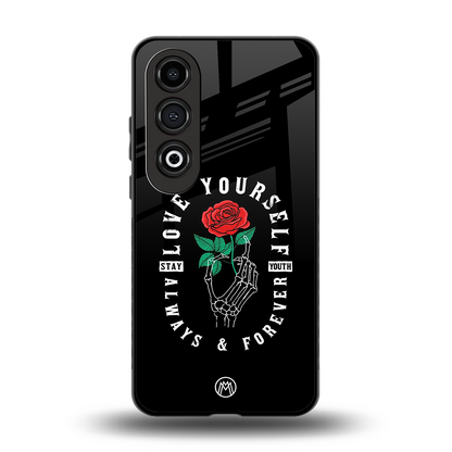 love yourself back phone cover | glass case for oneplus nord ce 4