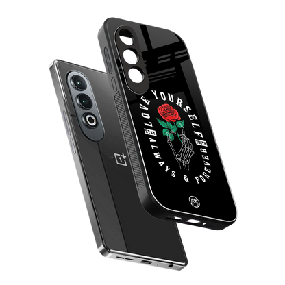 love yourself back phone cover | glass case for oneplus nord ce 4