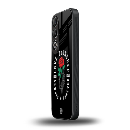love yourself back phone cover | glass case for oneplus nord ce 4