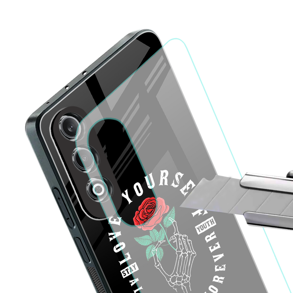 love yourself back phone cover | glass case for oneplus nord ce 4