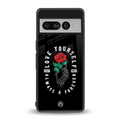love yourself back phone cover | glass case for google pixel 7 pro