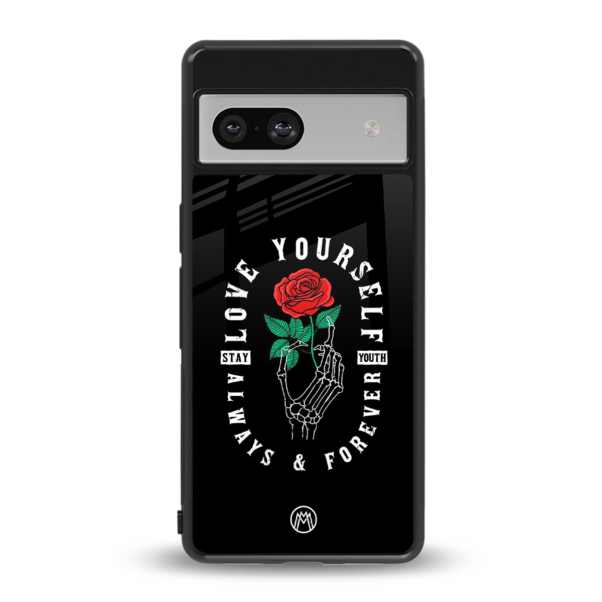 love yourself back phone cover | glass case for Google Pixel 7A