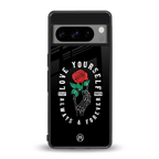 love yourself back phone cover | glass case for google pixel 8 pro