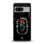 love yourself back phone cover | glass case for Google Pixel 8