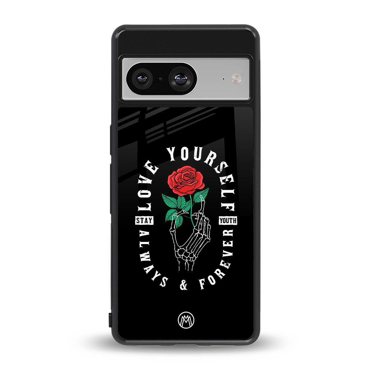 love yourself back phone cover | glass case for Google Pixel 8