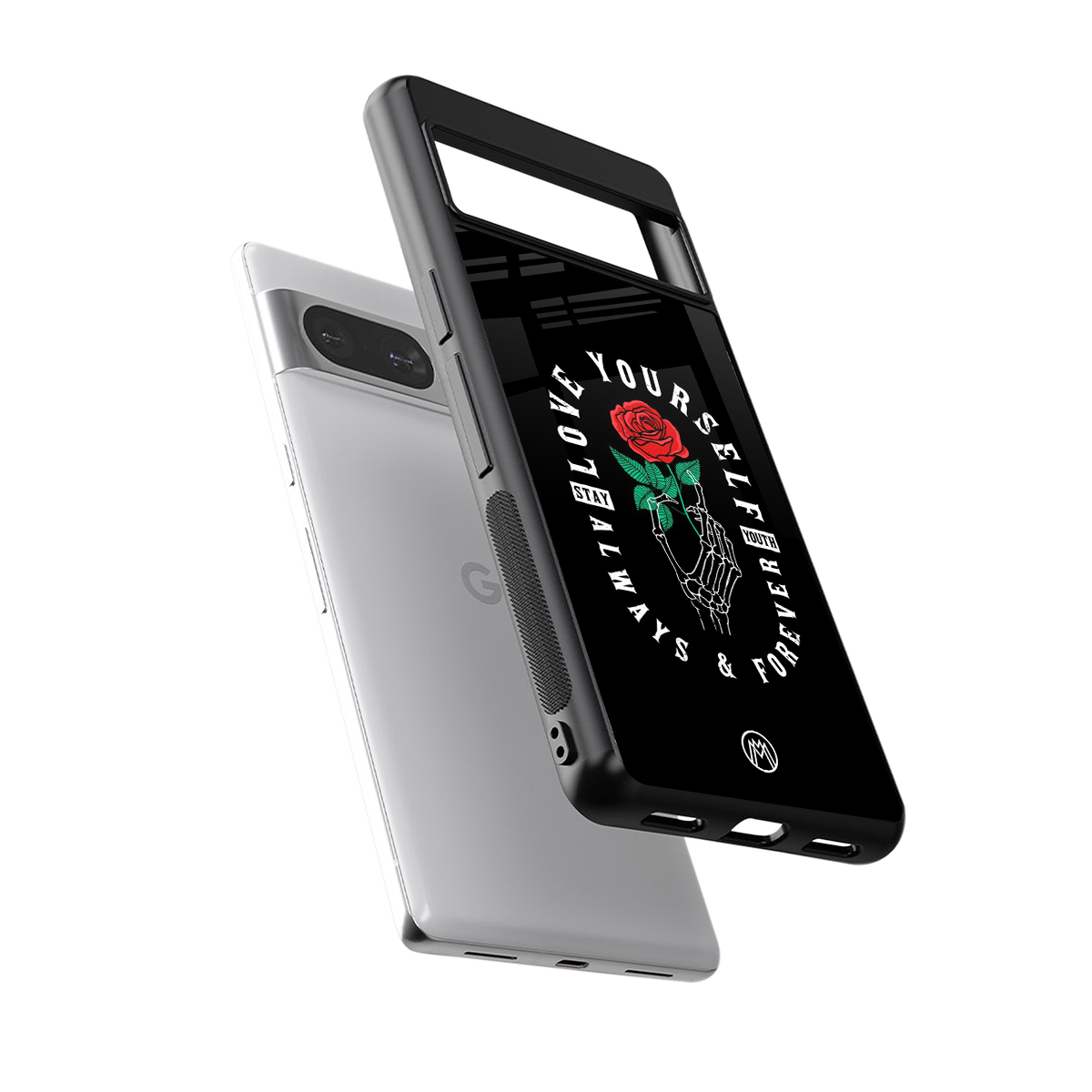 love yourself back phone cover | glass case for Google Pixel 8
