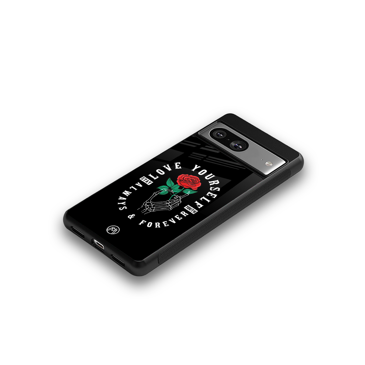 love yourself back phone cover | glass case for Google Pixel 8