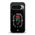 love yourself back phone cover | glass case for google pixel 9 pro