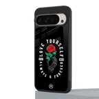 love yourself back phone cover | glass case for google pixel 9 pro