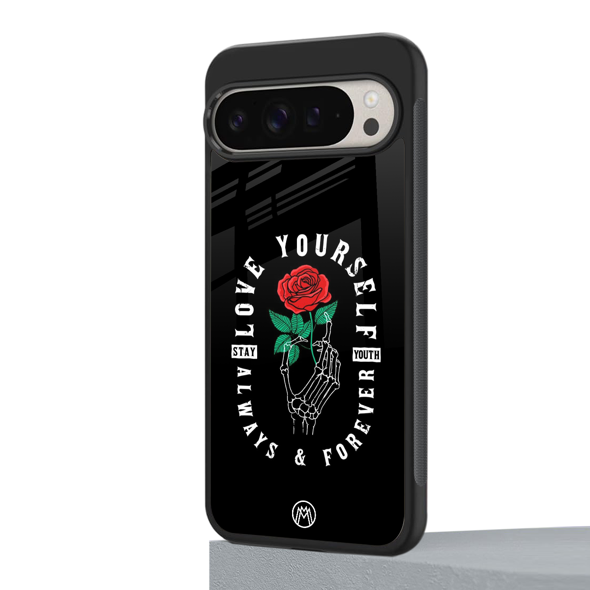 love yourself back phone cover | glass case for google pixel 9 pro