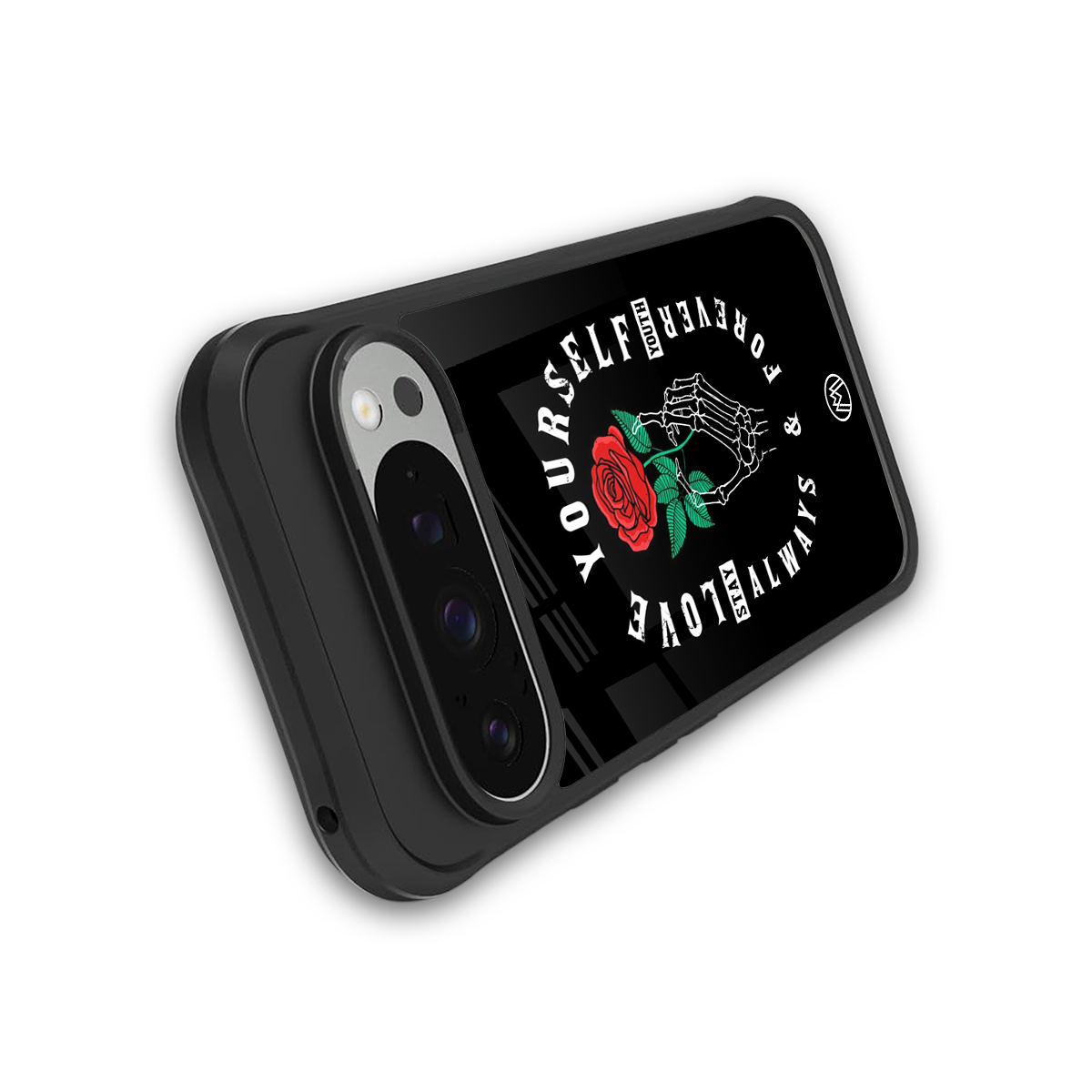 love yourself back phone cover | glass case for google pixel 9 pro xl