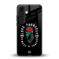 love yourself back phone cover | glass case for samsung galaxy s23 plus