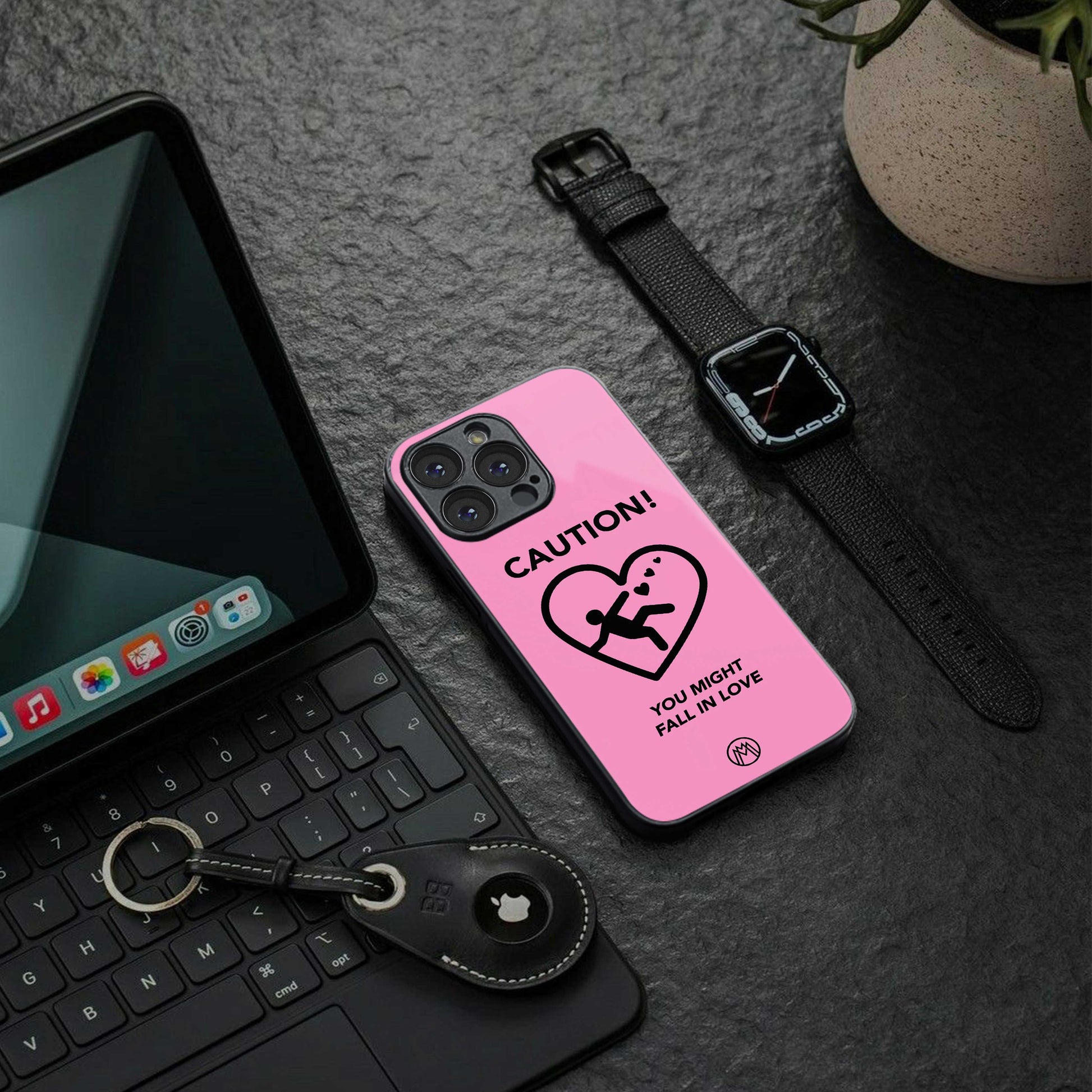 love ahead back phone cover | glass case for samsung galaxy s24 plus