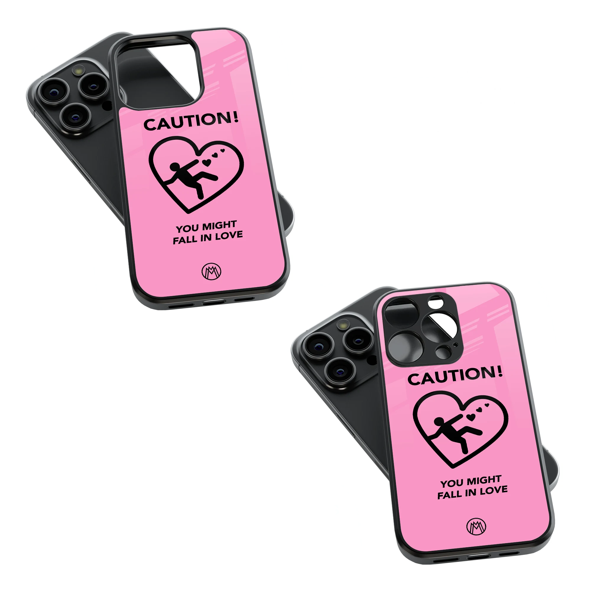 Trendy Glass Back Mobile Case for iPhone, Samsung, Redmi, OnePlus, Google Pixel, Motorola