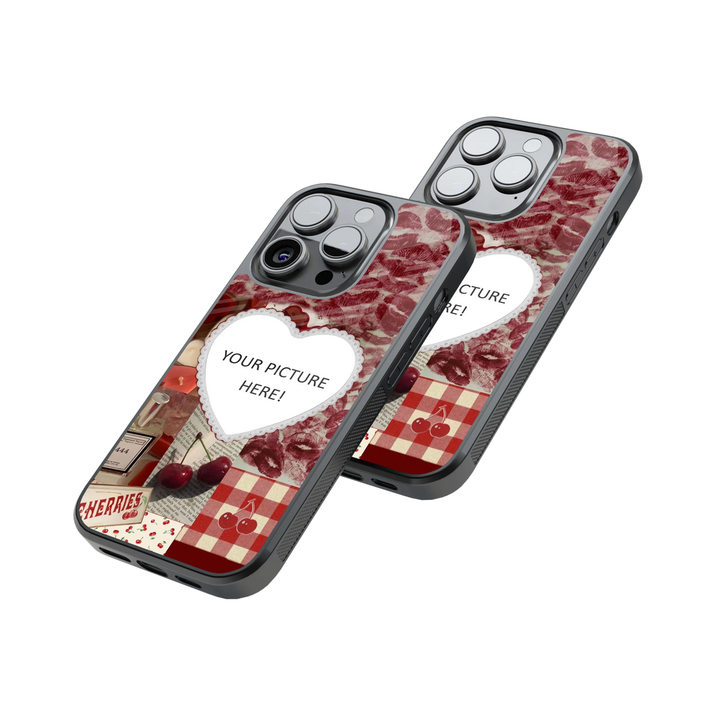 Polaroid Personalised Glass Phone Case