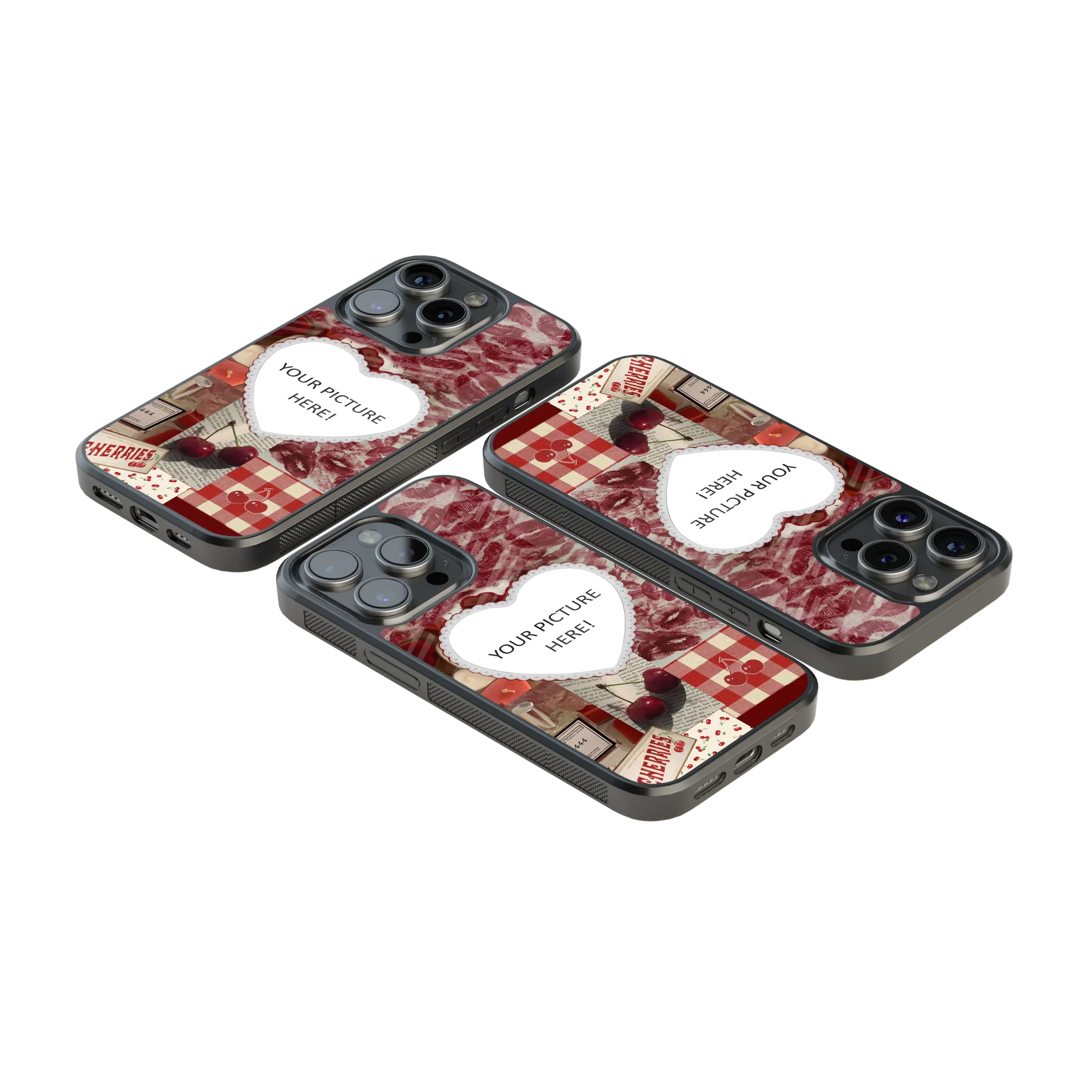 Polaroid Personalised Glass Phone Case