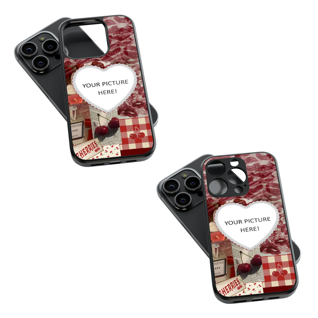 Polaroid Personalised Glass Phone Case