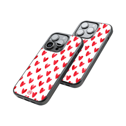 Protective Glass Back Phone Case Compatible with iPhone, Samsung, OnePlus, Pixel & More