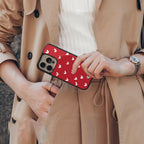 love is love red edition back phone cover | glass case for iphone 16 pro max