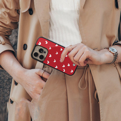 love is love red edition back phone cover | glass case for iphone 16 pro max