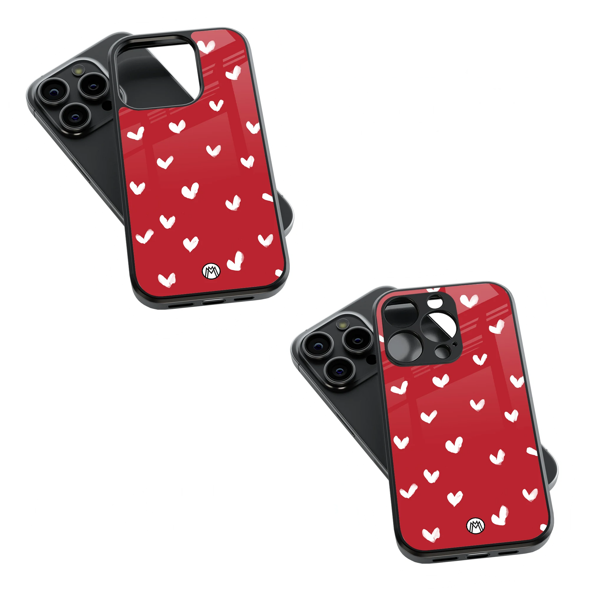 Trendy Glass Back Mobile Case for iPhone, Samsung, Redmi, OnePlus, Google Pixel, Motorola