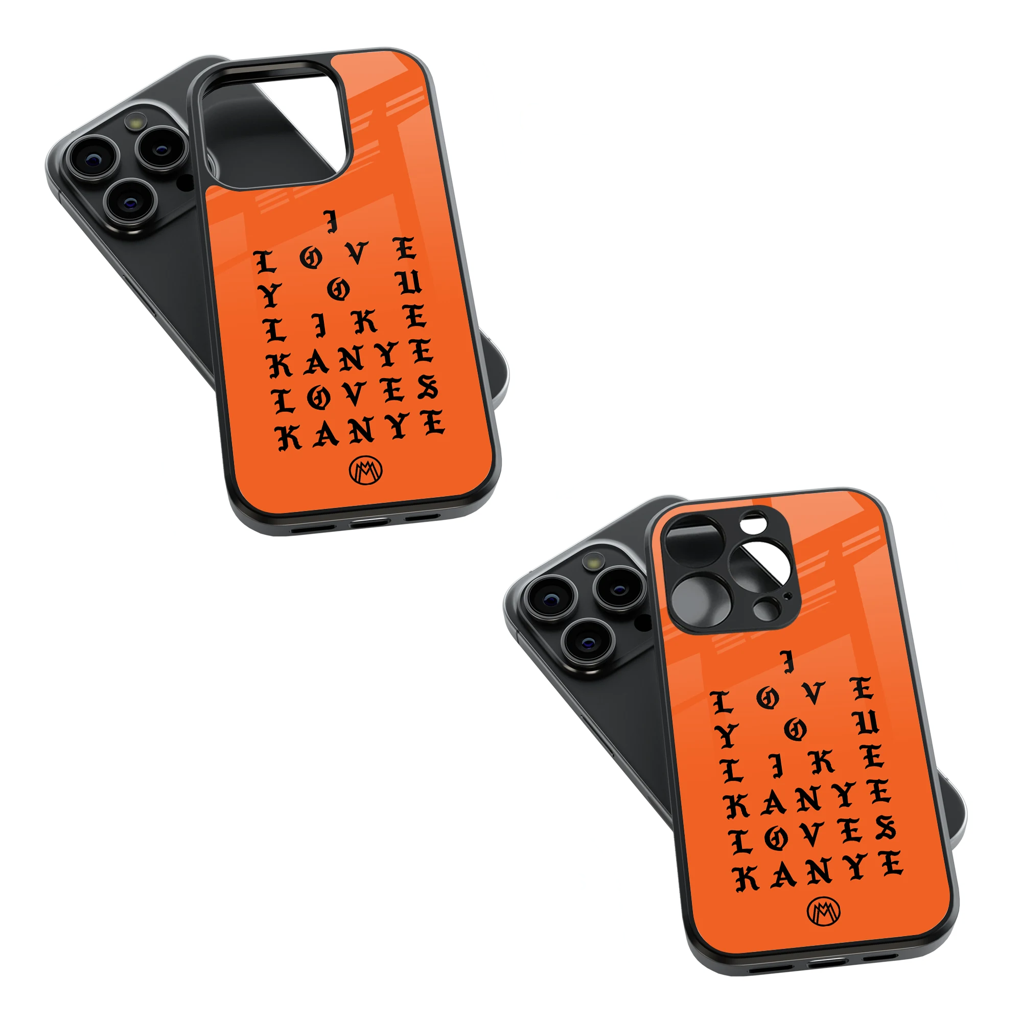 Trendy Glass Back Mobile Case for iPhone, Samsung, Redmi, OnePlus, Google Pixel, Motorola