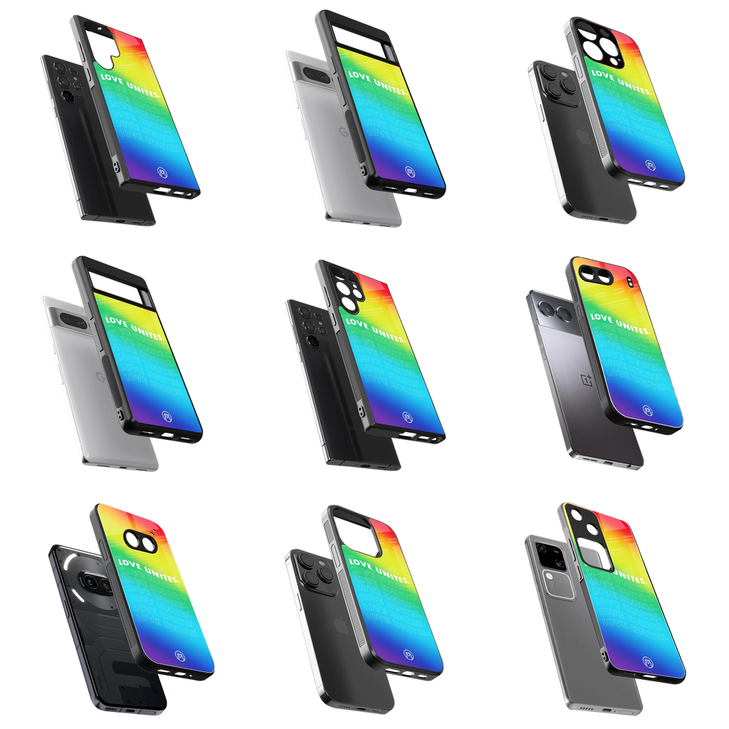 Durable Glass Back Mobile Case for iPhone, Samsung, OnePlus, Google Pixel, Redmi, Vivo, Oppo