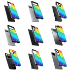 Durable Glass Back Mobile Case for iPhone, Samsung, OnePlus, Google Pixel, Redmi, Vivo, Oppo