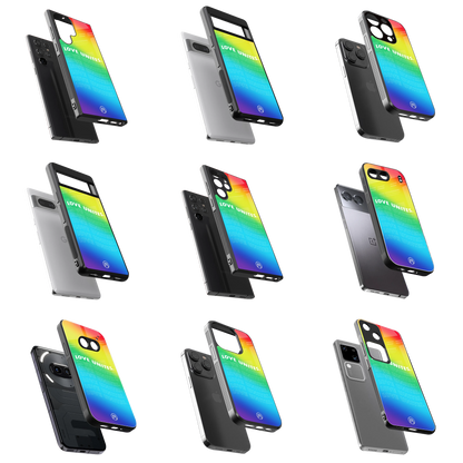 Durable Glass Back Mobile Case for iPhone, Samsung, OnePlus, Google Pixel, Redmi, Vivo, Oppo