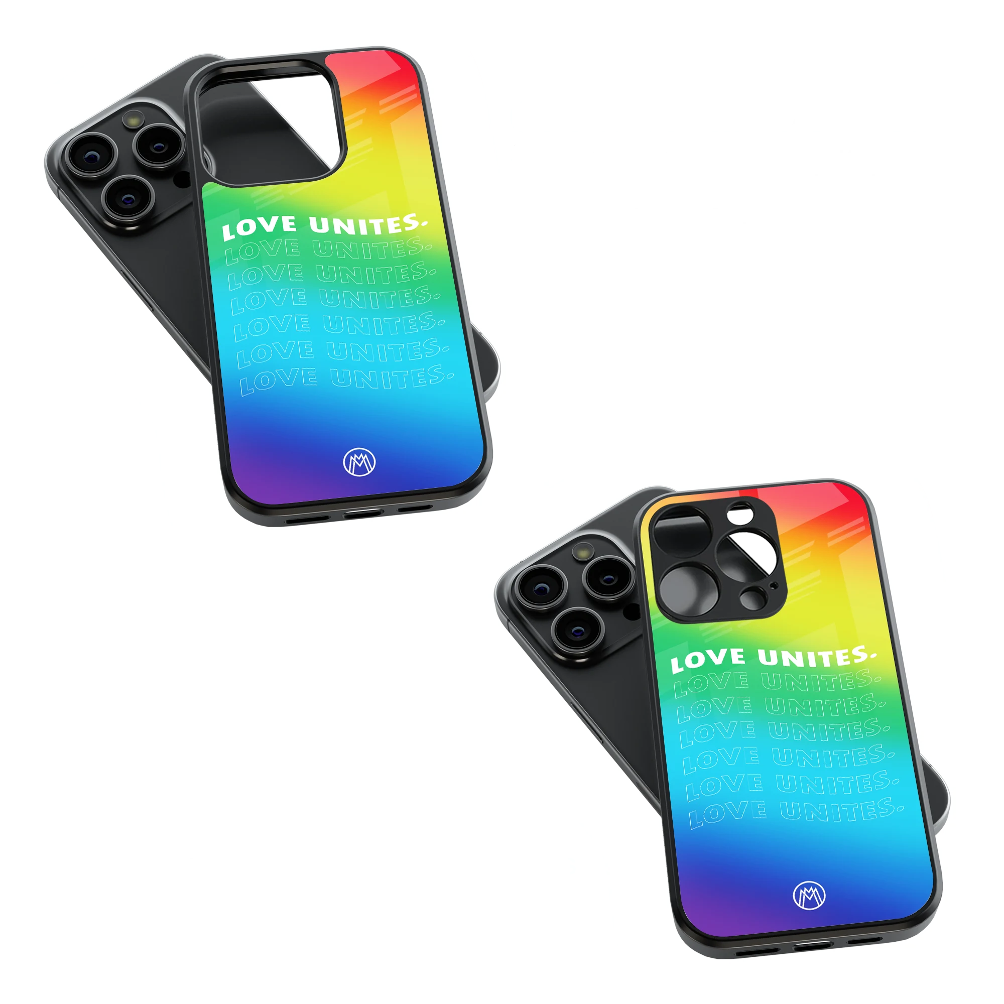 Trendy Glass Back Mobile Case for iPhone, Samsung, Redmi, OnePlus, Google Pixel, Motorola