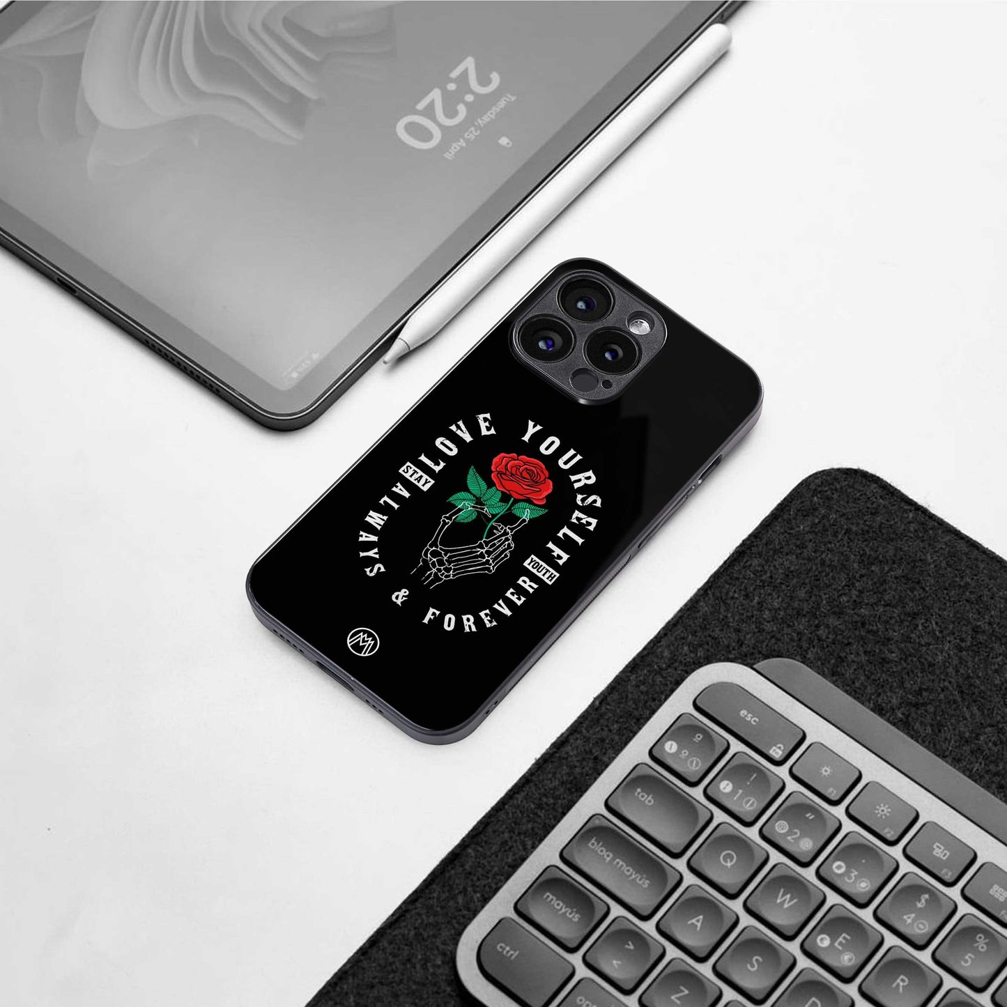 love yourself back phone cover | glass case for iphone 13 pro max