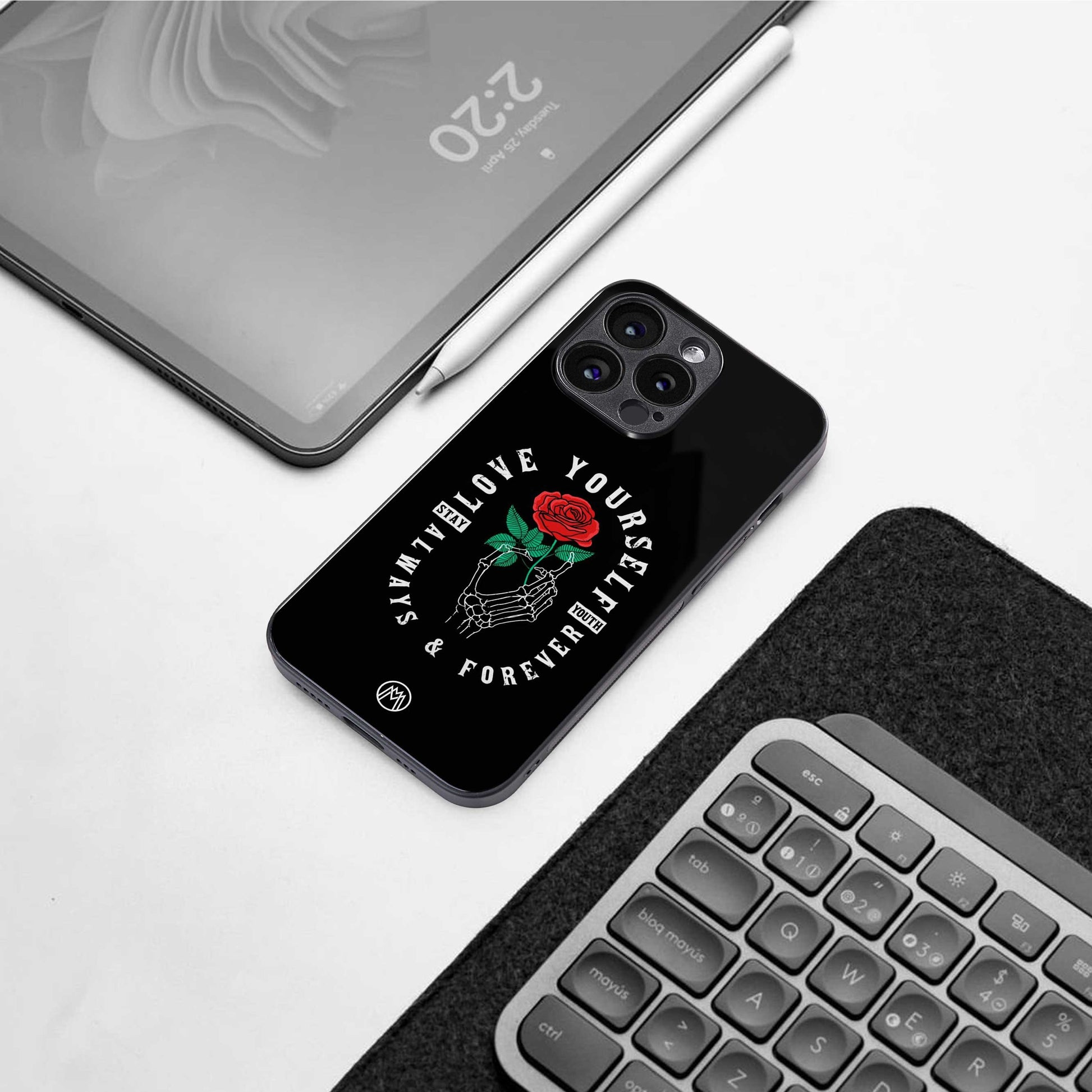love yourself back phone cover | glass case for iphone 13 pro max