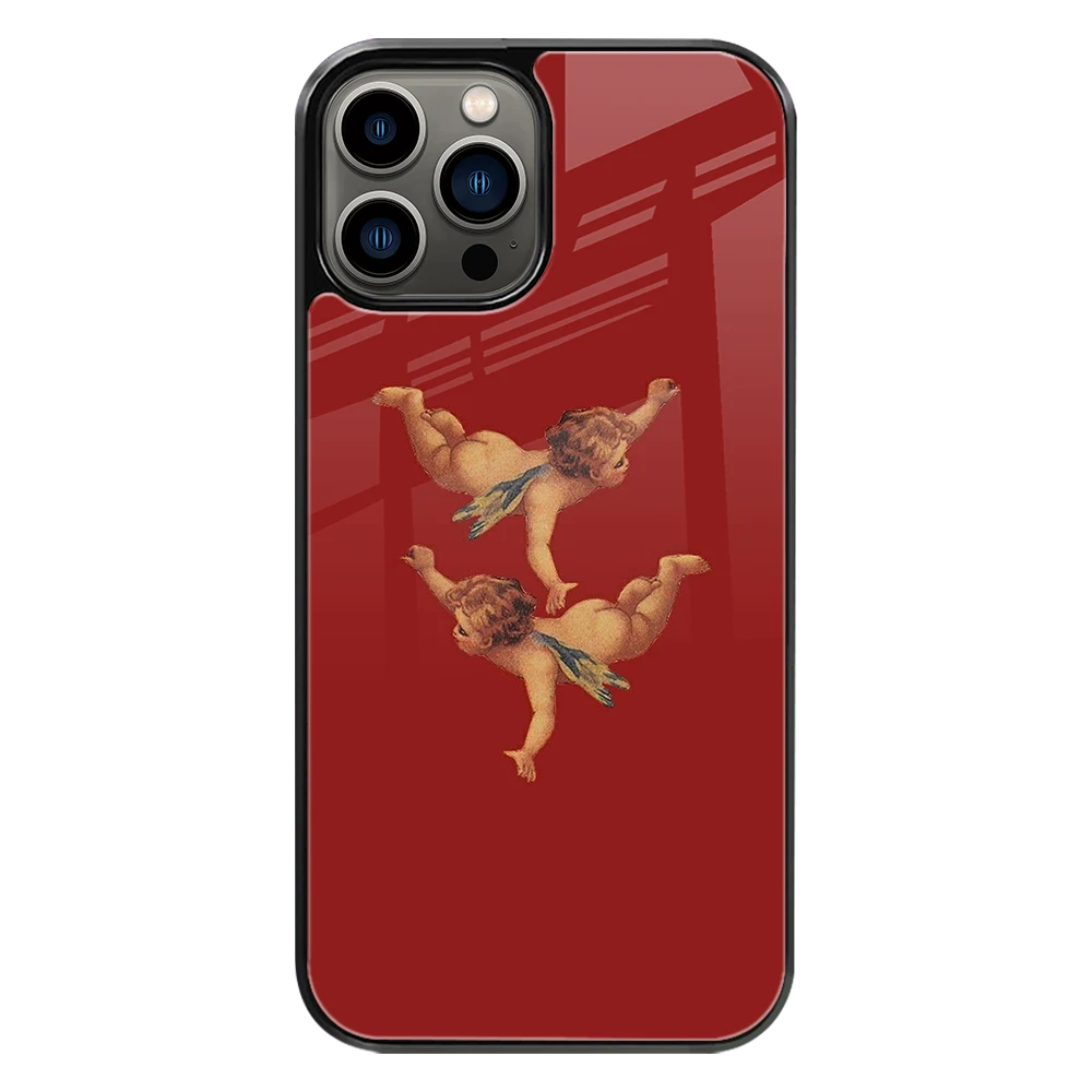 Premium Glass Back Mobile Phone Cover for iPhone, Samsung, OnePlus, Google Pixel, Redmi, Oppo, Vivo & Realme