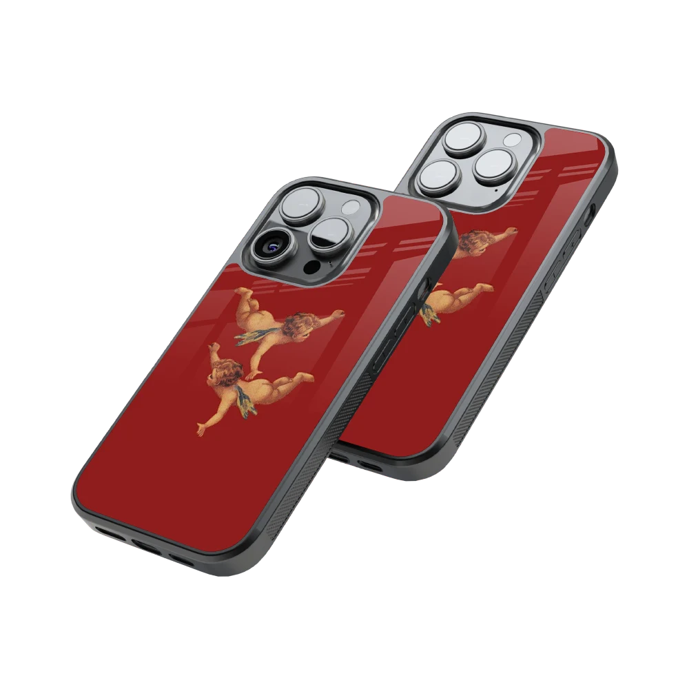 Protective Glass Back Phone Case Compatible with iPhone, Samsung, OnePlus, Pixel & More