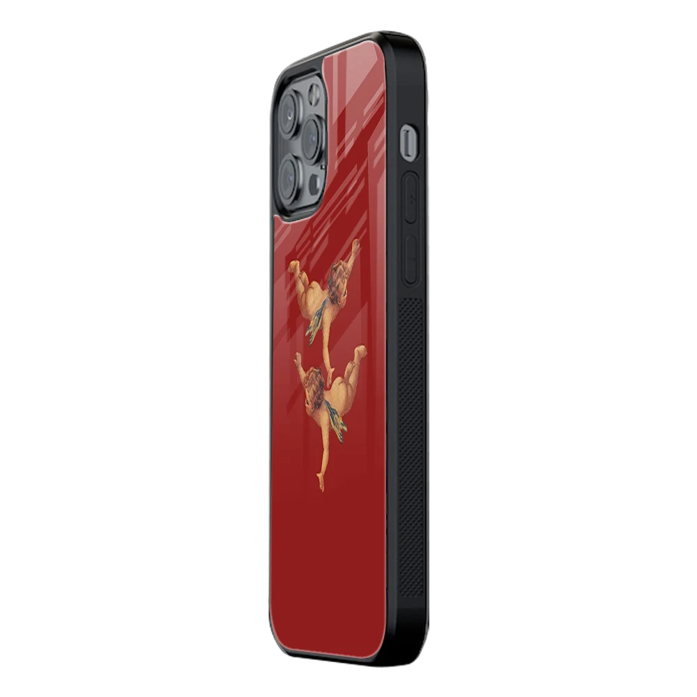 Slim Glass Back Phone Case for Multiple Brands iPhone, Samsung, Redmi, OnePlus, Oppo, Vivo