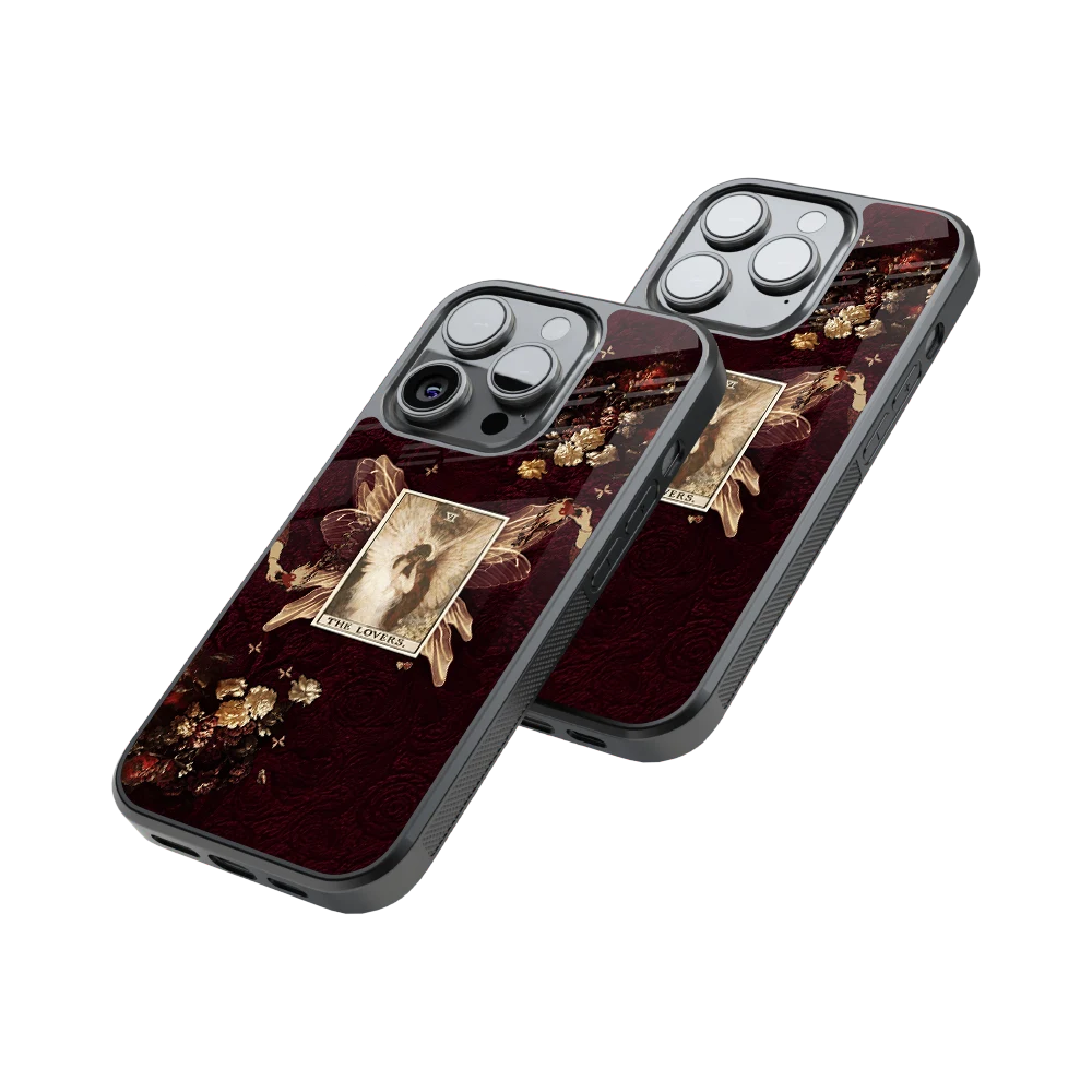 Protective Glass Back Phone Case Compatible with iPhone, Samsung, OnePlus, Pixel & More