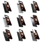 Durable Glass Back Mobile Case for iPhone, Samsung, OnePlus, Google Pixel, Redmi, Vivo, Oppo