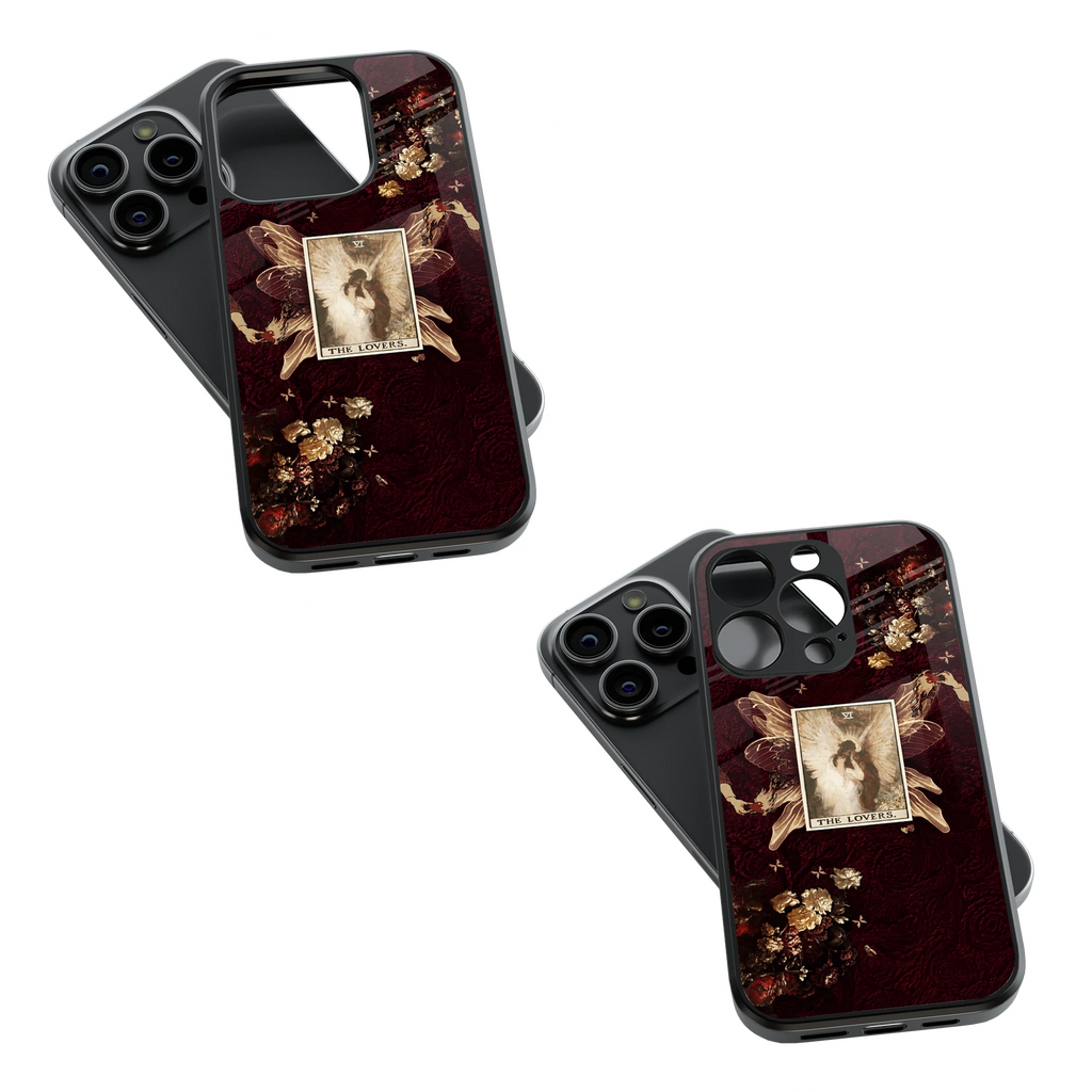 Trendy Glass Back Mobile Case for iPhone, Samsung, Redmi, OnePlus, Google Pixel, Motorola