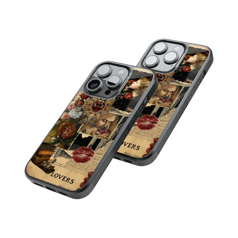 Protective Glass Back Phone Case Compatible with iPhone, Samsung, OnePlus, Pixel & More